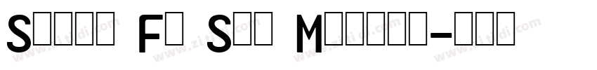 Santa Fe Std Medium字体转换